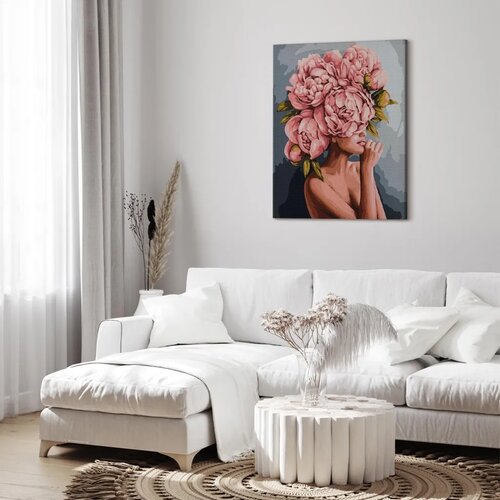  Slika za samostalno slikanje - Queen of peonies 40x50 Cijene