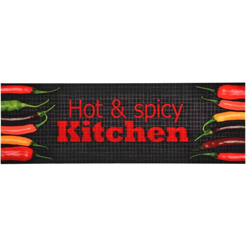 vidaXL Kuhinjska preproga pralna z napisom Hot & Spicy 60x300 cm, (20668792) Cene