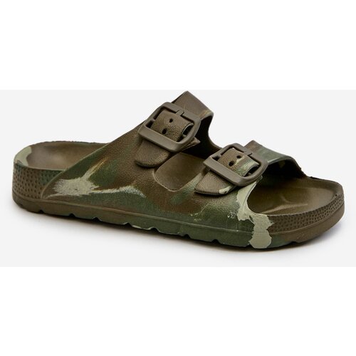 EVENTO Light Boys' Foam Sandals with Buckles Dark Green Adirnaca Cene
