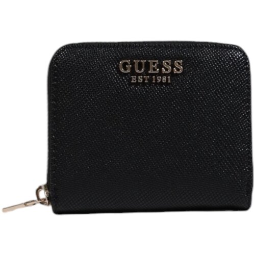 Guess Denarnice LAUREL SLG SMALL ZIP AROUND SWZG85 00137 Črna Cene