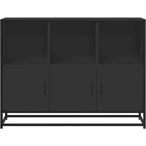 VidaXL Komoda crna 100x35x76 cm od konstruiranog drva Slike