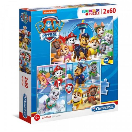 Clementoni Clementoni: Paw Patrol puzzle 2x60kom Cene