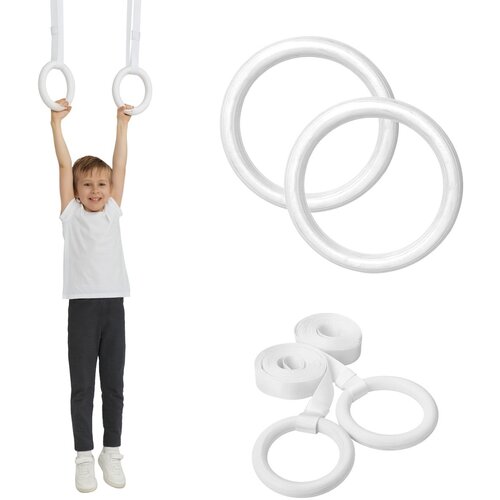 Monkey Gym Leseni Gimnastični Obročki Otro&scaron;ki Start White - Beli Trak, (5000081540) Cene