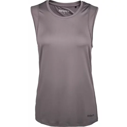 Fitforce ARTESINA Ženska sportska majica bez rukava, siva, veličina