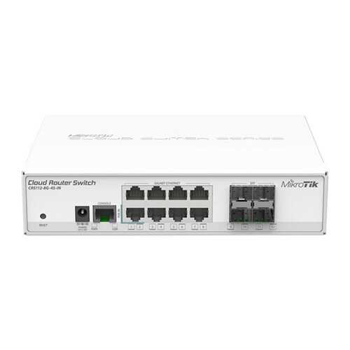 MikroTik Mrežno stikalo in usmerjevalnik CRS112-8G-4S-IN, giga, 8 x RJ45, 4 x SFP Cene