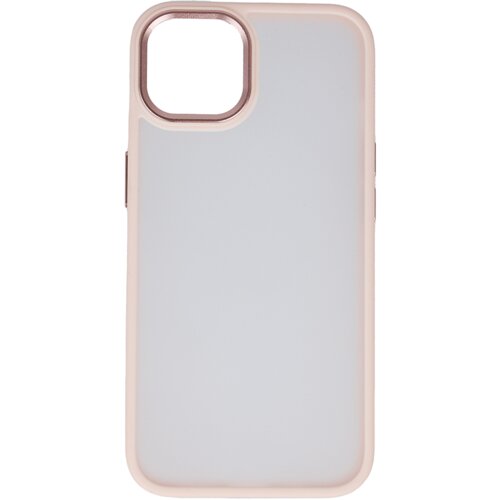Satin silikonski ovitek za iPhone 14 Pro - prozorno roza Slike
