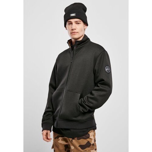 Urban Classics Teddy Bonded Zip Jacket Charcoal Slike