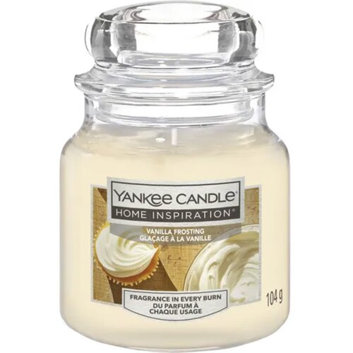 Yankee Candle Home Inspiration sveča v kozarcu Vanilla Frosting - Small Cene