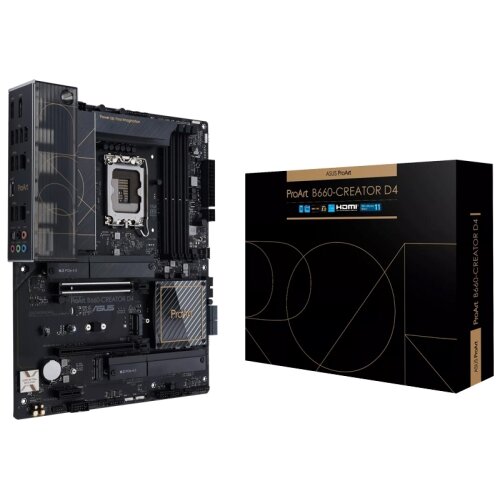 Asus matična ploča S1700 PROART B660-CREATOR D4 INTEL B660, ATX Slike