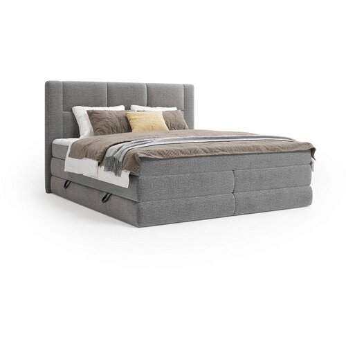 Esposa BOXSPRING POSTELJA 140 cm x 200 cm , tekstil barve grafita Slike