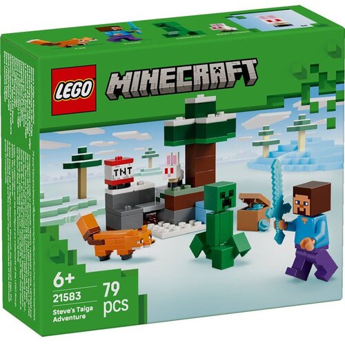 Lego Minecraft Steve&amp;#039;s Taiga Adventure 21583 Slike