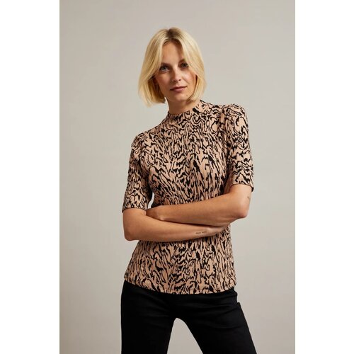 Marisse Women's T-Shirt Z-Ts-4518 L.Brown Cene