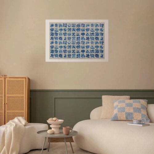  Plakat - Azulejos Tiles - traditional Portuguese ceramic tiles 90x60 Bez okvira s margom Slike