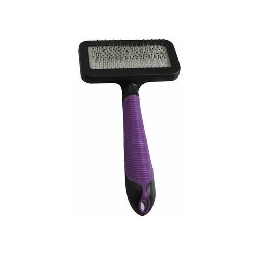 Flamingo slickerbrush Četka za mačke M, Ljubičasto-Crna Cene