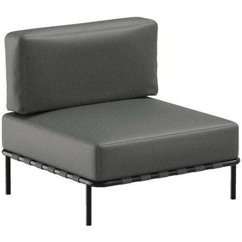 Sit Sit Temno siv modul vrtne sedežne garniture (sredinski modul) Salve &amp;ndash; Slike