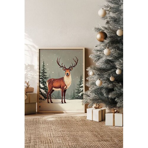 Wallity Uokvirena slika Nwyearsngmdl11, 33x48 cm Cene
