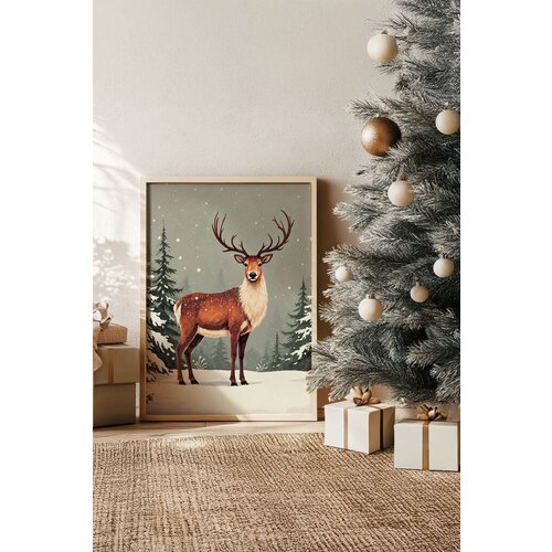 Wallity uramljena slika Nwyearsngmdl11, 33x48 cm Cene