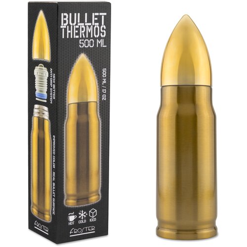  Termovka v obliki naboja &ndash; Bullet Thermos 500 ml - Froster - Rojstni dan - Za 40 let Cene