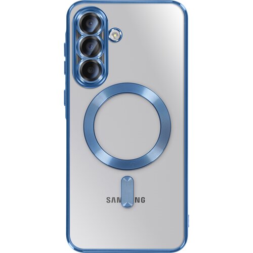 AVIZAR MagSafe etui za Galaxy A37 s kromiranim robom, Modra, (5000273838) Cene