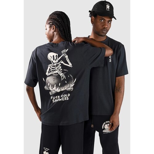 The Dudes Cold Showers Classic Standard T-shirt black Cene