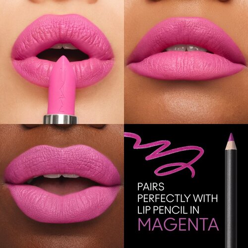MAC Cosmetics MACximal Silky Matte Lipstick matirajoča &amp;scaron;minka odtenek Candy Yum Yum 3,5 g Slike