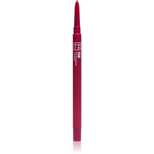3INA The Automatic Lip Pencil črtalo za ustnice odtenek 250 - Wine red 0.35 g Slike