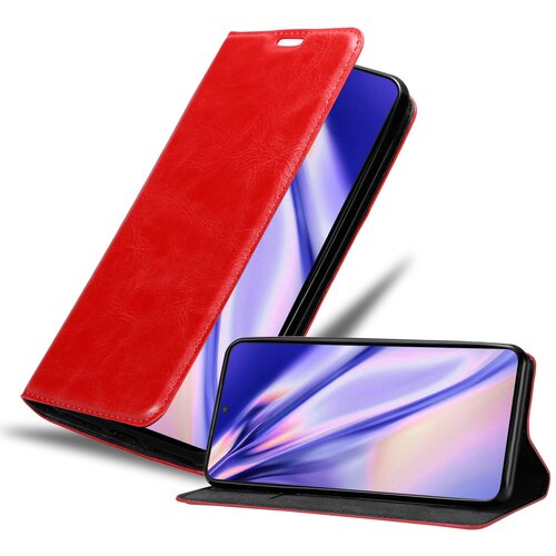 Cadorabo Case, združljiv s Samsungom v Apple Red - Za&amp;scaron;čitni pokrov z magnetnim zapiranjem, stoječo funkcijo in režo za kartico, (20595333) Slike