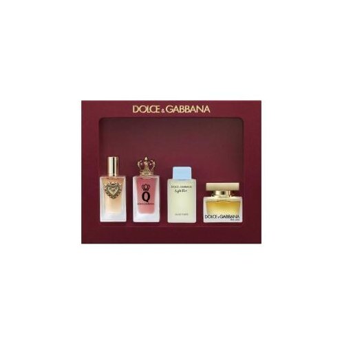 Dolce & Gabbana D&G Ženski set Miniatures Devotion EDP 5 ml, Q EDP 5 ml, Light Blue EDP 4,5 ml, The One EDP 5 ml Cene