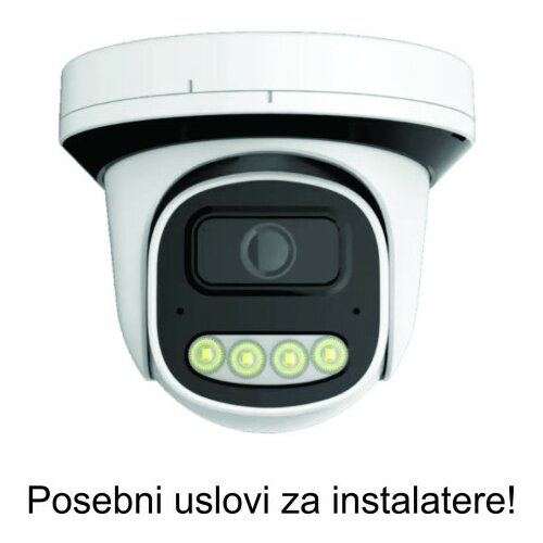 Gmb CAM-IP4MP-PSM30D kamera 4mp P6SLite, 2.8mm-F1.6 POE IP66 Dual LED 4xIR+4x Full Color MIC 25m Cene
