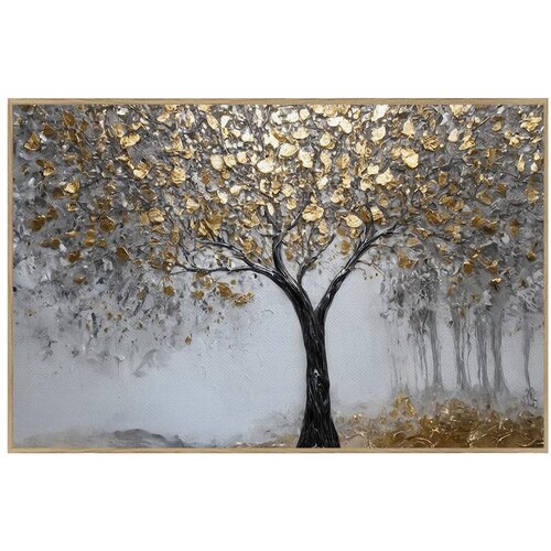 Knor Slika 60x90 cm Golden Leaves &amp;ndash; Slike