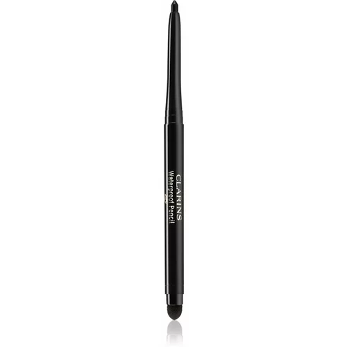Clarins Waterproof Pencil vodoodporni svinčnik za oči odtenek 01 Black Tulip 0.29 g
