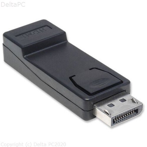 MH adapter Passive DisplayPort to HDMI, crni Slike
