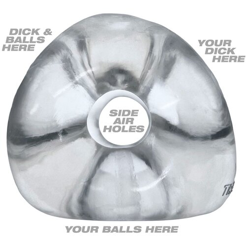 Oxballs TRI-SPORT XL 3-Ring Cocksling Clear Slike