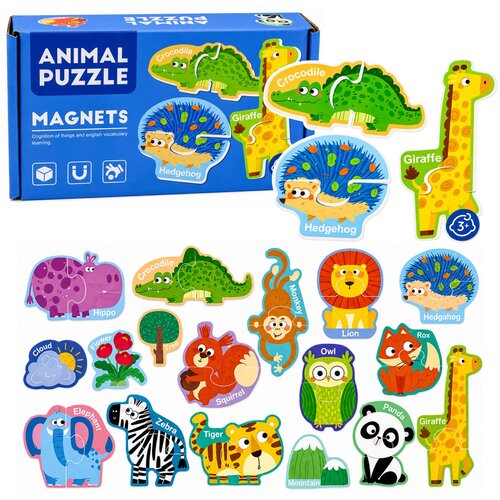 Magnetic Puzzle Learning Animals Magnets for Boards and Fridges 30 pcs. Cijene