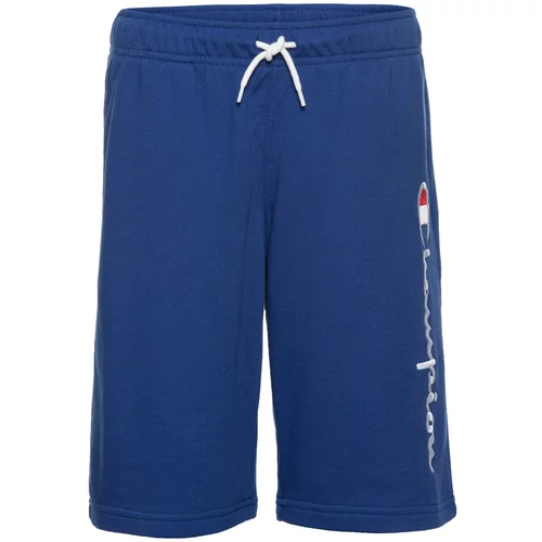 Champion Authentic Athletic Apparel Športne hlače temno modra / rdeča / bela
