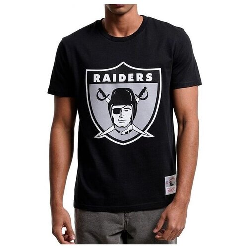 Mitchell And Ness Nfl Team Logo Tee Oakland Raiders Crna Cene