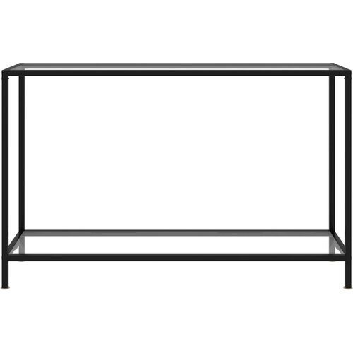Maison Chic konzolna miza - miza ob steni prozorna 120x35x75 cm kaljeno steklo, (21785970) Cene
