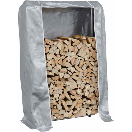vidaXL stojalo za drva z dežnim pokrovom 100x25x150 cm pocinkano jeklo Cene