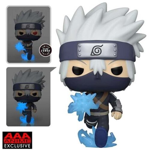 Funko naruto: shippuden young kakashi hatake with chidori glow-in-the-dark pop! vinyl figure - aaa anime exclusive, (20499737) Slike