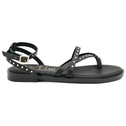 Oh My Sandals Sandali &amp;amp; Odprti čevlji NATIKAČI 5853 Črna Slike