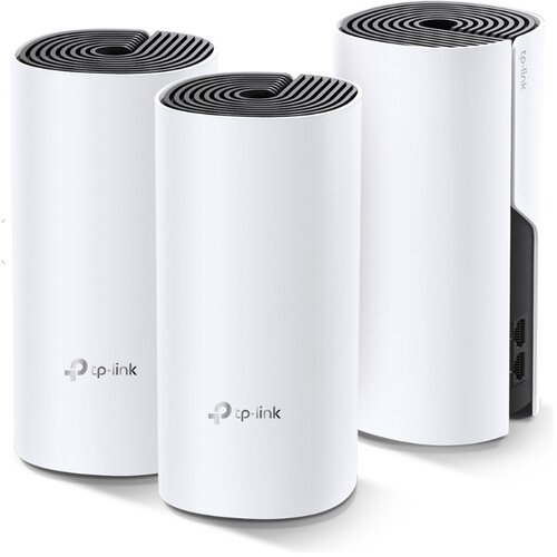  Mrežni mesh sistem TP-LINK DECO E4(3-PACK) Wi-Fi/AC1200/867Mbps/300Mbps/2x LAN/2 antene Cene