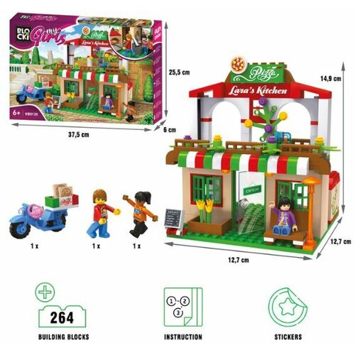  kocke blocki picerija 264 delova Slike