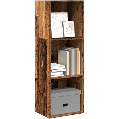  Regal za knjige boja starog drva 40x30x114 cm konstruirano drvo Cene
