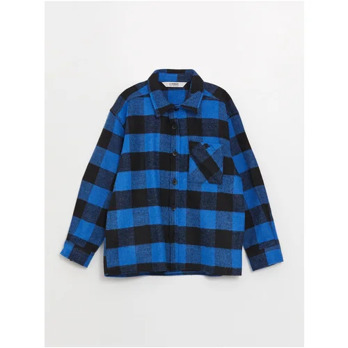 LC Waikiki Comfortable Fit Plaid Boys' Shirt Jackets.