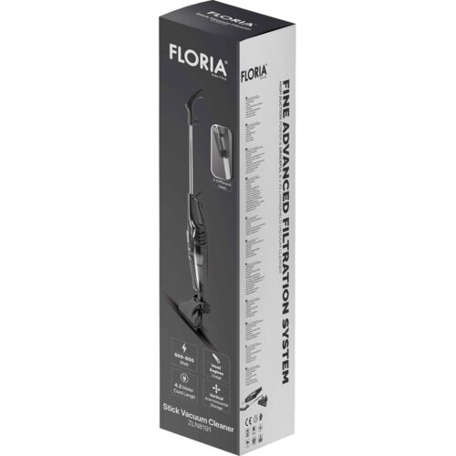 Floria sesalnik z zabojnikom, 2v1, pokončni, 800W - ZLN8191 Slike