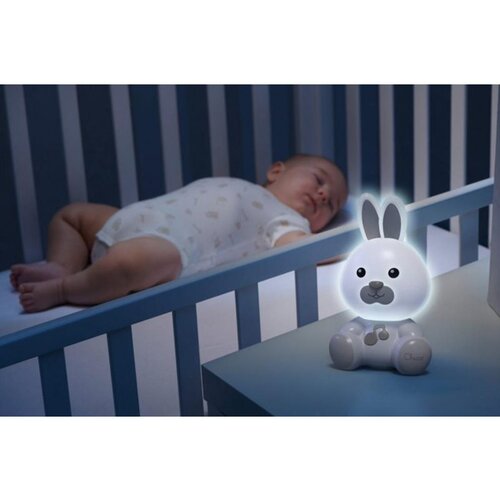 Chicco First Dreams Bunny nočna lučka z melodijo 0m+ 1 kos Slike