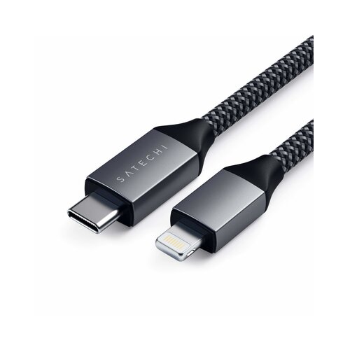 Satechi Type-C to Lightning Charging Cable - Space Grey Cene
