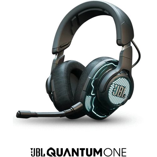 JBL Quantum One žične gaming slu&amp;scaron;alke črne barve Slike