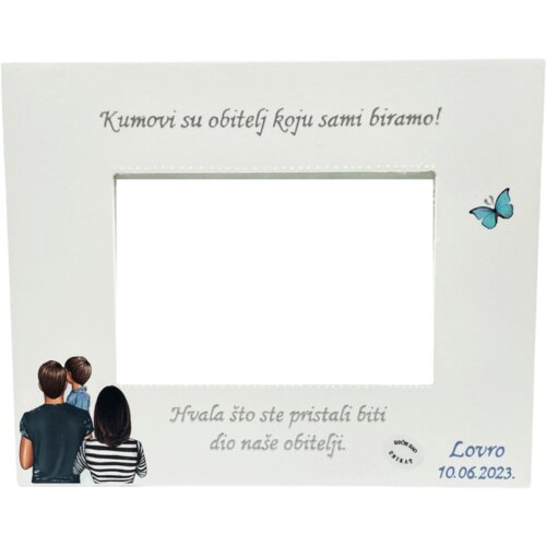 Personaliziran okvir za fotografije &ndash; popolno darilo za krstne botre - 1. - &Scaron;151158 Cene