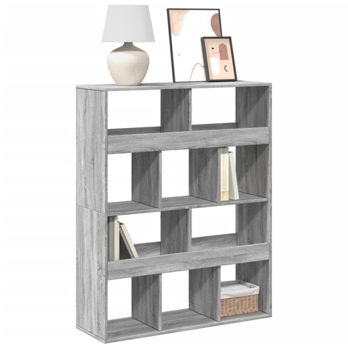 VidaXL Regal za knjige boja hrasta 100x33x125,5 cm konstruirano drvo Slike